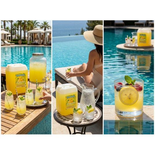 çardak konsantre meyve aromalı içecek 1+9 limonata 5 lt 2 ADET