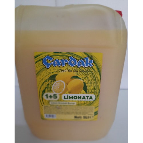 çardak konsantre meyve aromalı içecek 1+5 limonata 5 kg