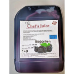 Chef's Juice Konsantre Meyve Aromalı Şurup 1+9 Böğürtlen 5 lt X 4 BİDON