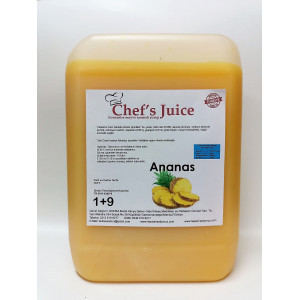 Chef's Juice Konsantre Meyve Aromalı Şurup 1+9 ANANAS 5 lt
