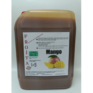 froita konsantre meyve aromalı şurup 1+9 mango 5 lt