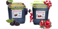 Shurup Konsantre Meyve Aromalı İçecek  2 'Li Karadut + Nar  5,7 kg  1+9
