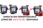 Shurup Konsantre Meyve Aromalı İçecek  2 Adet  Karadut  +  2 Adet Vişne  5,7 kg  1+9