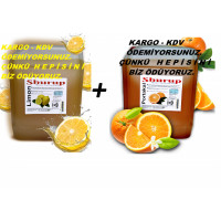 Shurup Konsantre Meyve Aromalı İçecek   2 ' Li  Portakal + Limon  5,7 kg  1+9