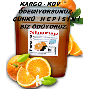 Shurup Konsantre Meyve Aromalı İçecek  5,7 kg  Portakal  1+9