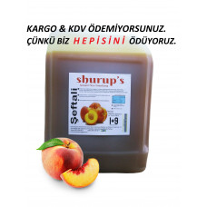 Shurup Konsantre Meyve Aromalı İçecek 5 lt Şeftali  1+9